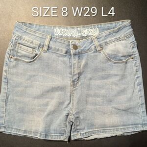 Women's Light Blue Denim Shorts